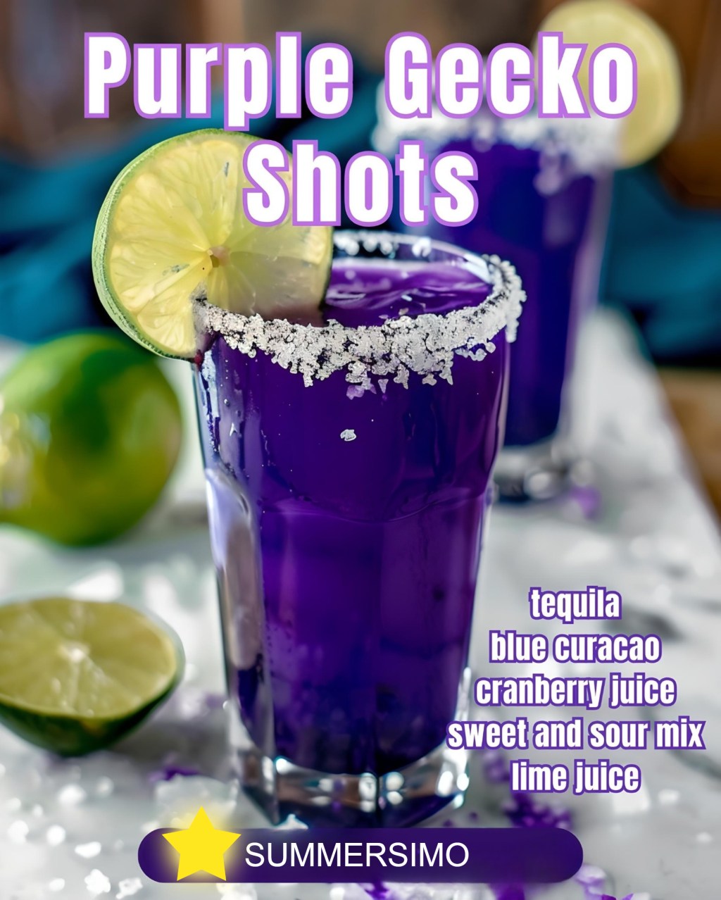 Purple Gecko Shots: A Vibrant and Tantalizing Shot for Any&nbsp;Occasion