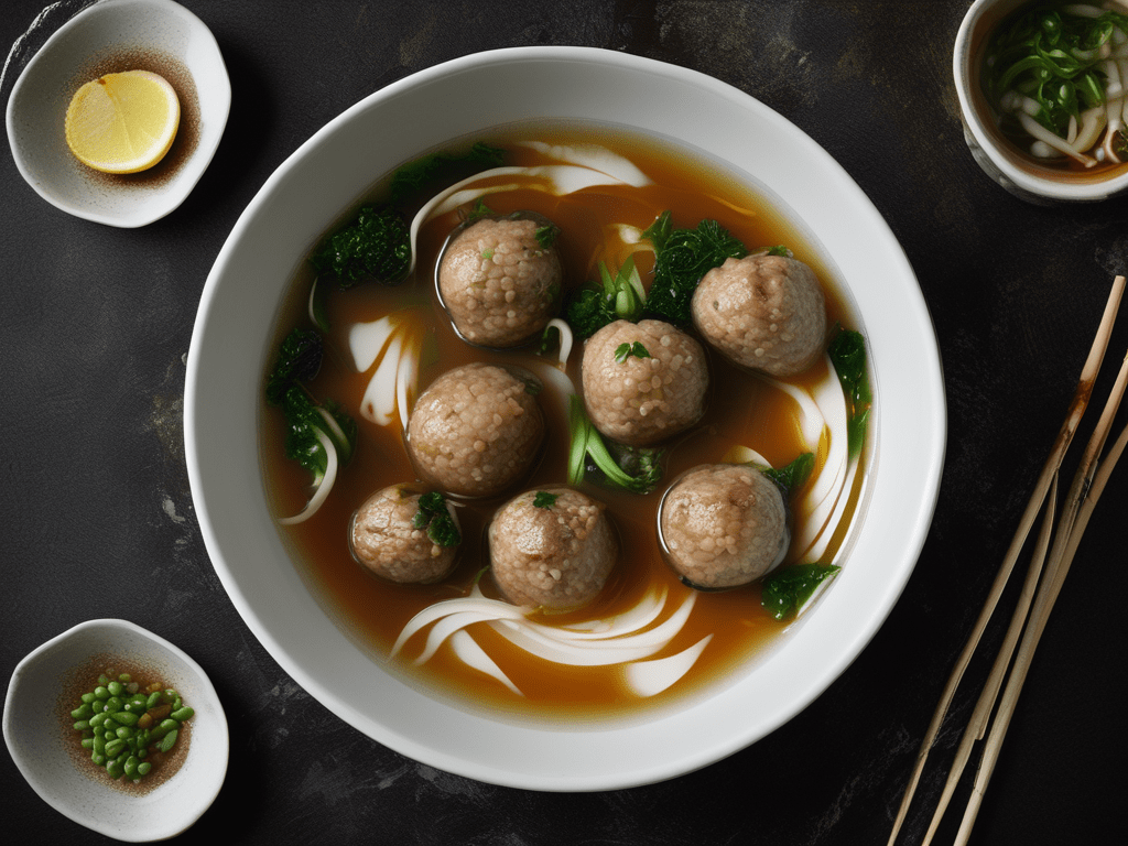 Taiwanese Pork Meatball Soup (Gon Wan Tang): A Flavorful Winter&nbsp;Warmer