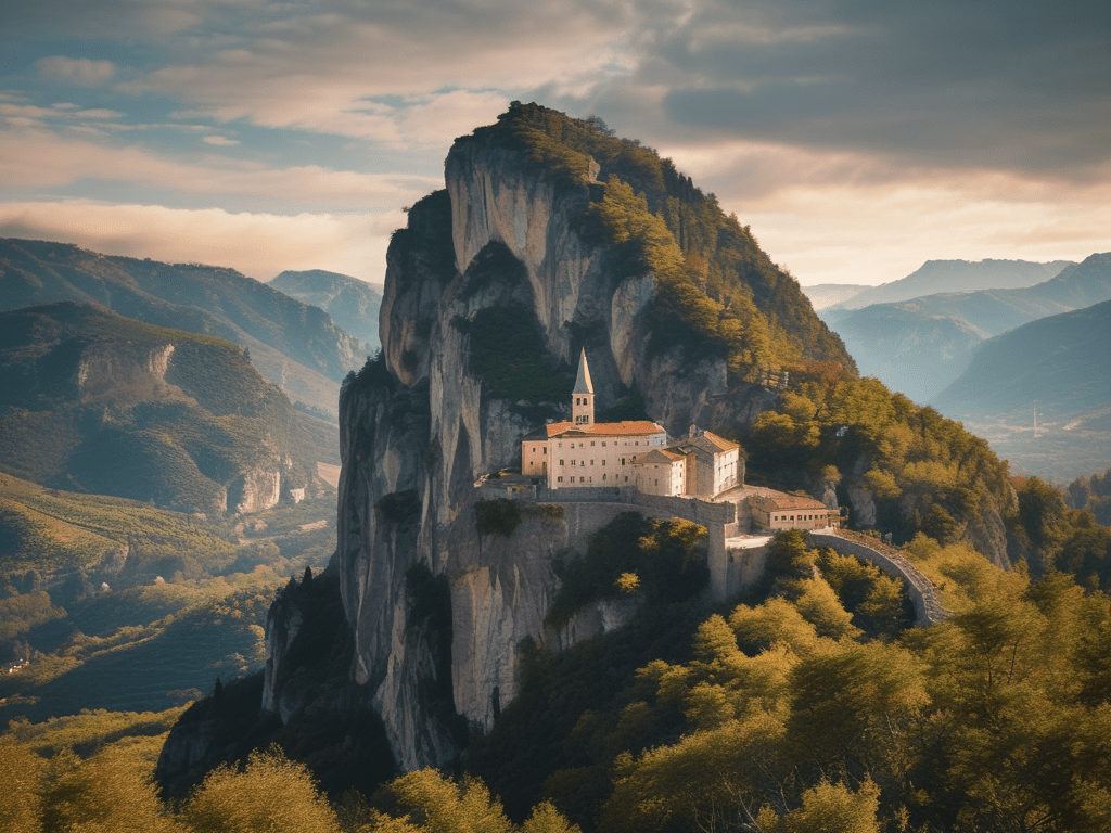 𝐌𝐚𝐝𝐨𝐧𝐧𝐚 𝐝𝐞𝐥𝐥𝐚 𝐂𝐨𝐫𝐨𝐧𝐚, 𝐈𝐭𝐚𝐥𝐲 🇮🇹- Where Heaven Meets Earth in a Cliffside&nbsp;Embrace!